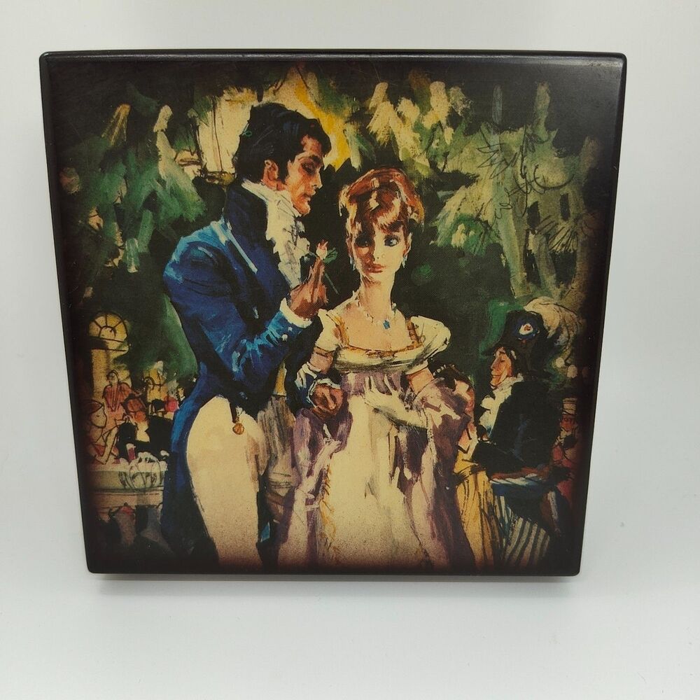 1984 LTD Edition Barbara Cartland Musical Jewelry Box #87 of 5k - RARE